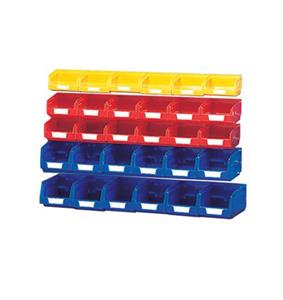 30 Piece Plastic Bin Kit Bott Bench Back/End Panel Tool Hook and Bin Kits 13031106 